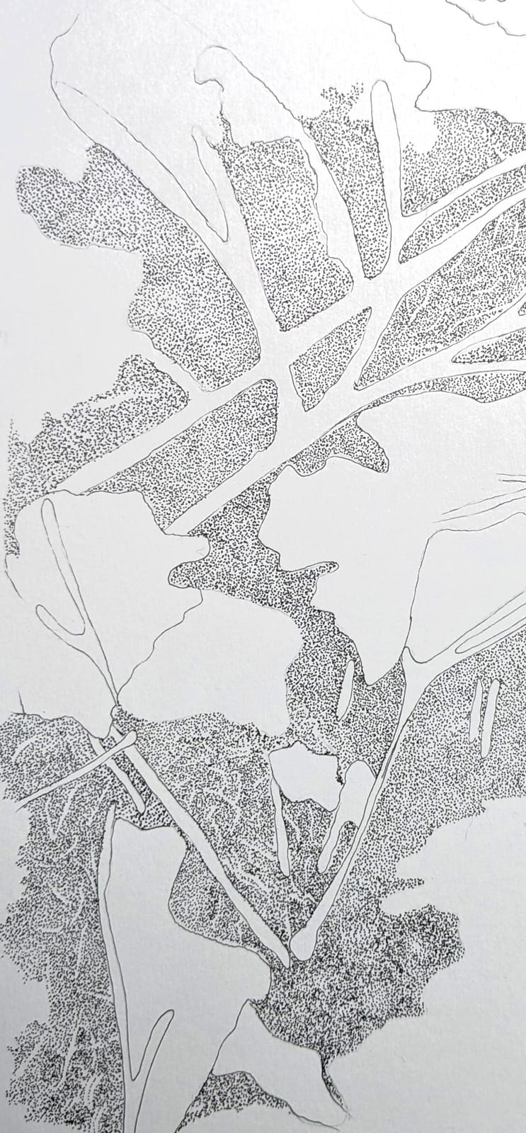 Les jardins-Balade envoutante- détail/20x25 cm-2025 3 — Lise Thabaud